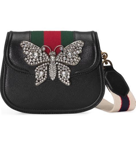 gucci butterfly bag tote small|gucci handbag with butterfly.